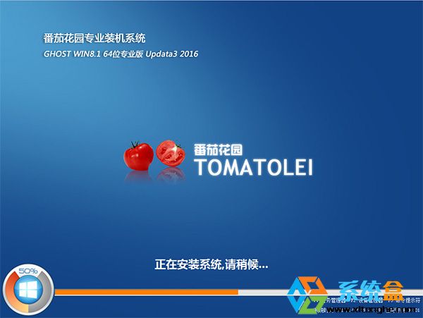 番茄花园 GHOST WIN8.1 64位标准正式版 2016年9月  ISO镜像高速下载